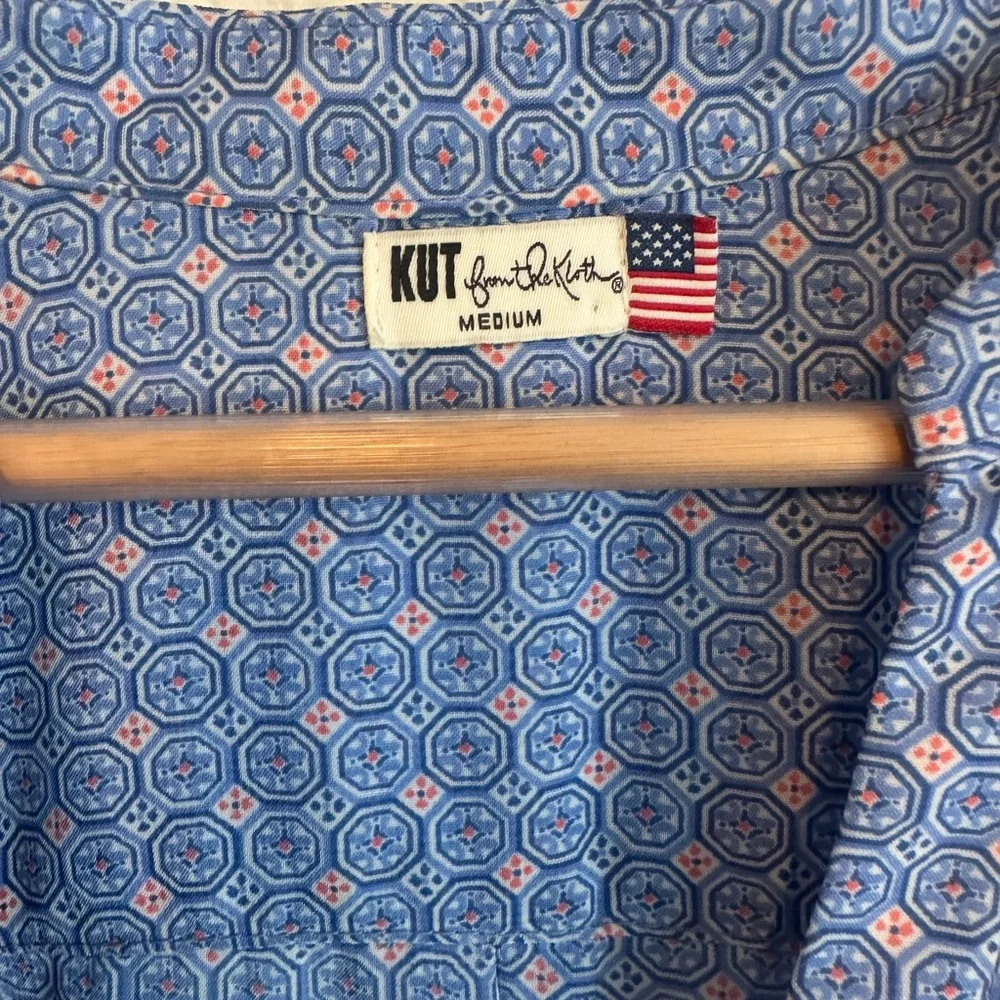 Kut from the Kloth Blue and Pink Blouse - Picture 2 of 7